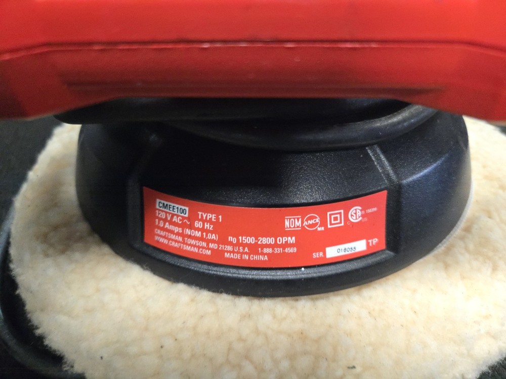 CRAFTSMAN CMEE100 HANDHELD BUFFER 120V CORDED ELECTRIC (CP2011501)