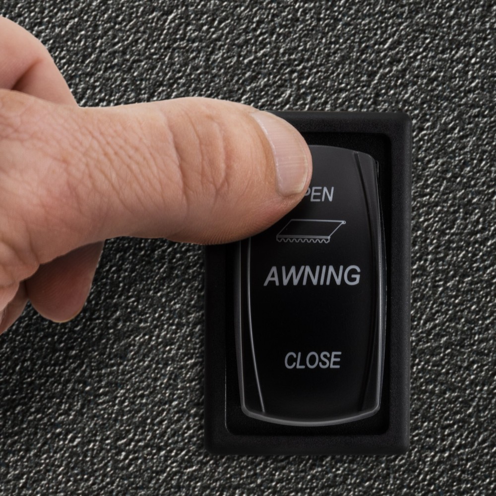 RecPro RV Replacement Awning Switch | 12V DC | 2" H x 1.13" W x 2" D