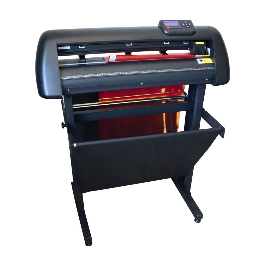 Cutting Plotter Machine Automatic Edge Patrol 24in Steel-string Roller GC-721ABJ