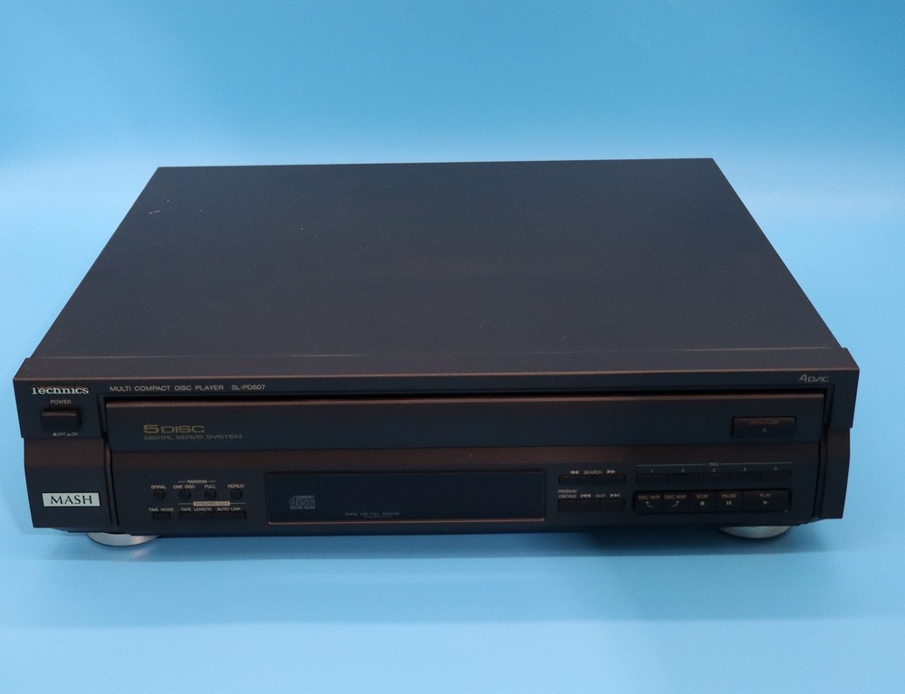 Technics SL-PD607 5-Disc CD Carousel Changer - MASH Technology - Tested Working