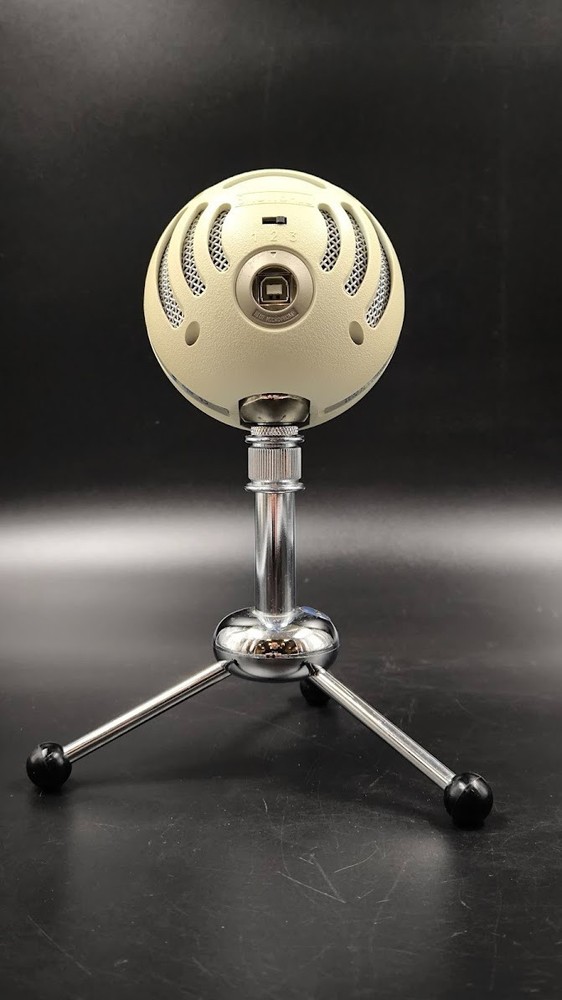 Blue Snowball USB Microphone Used Working White