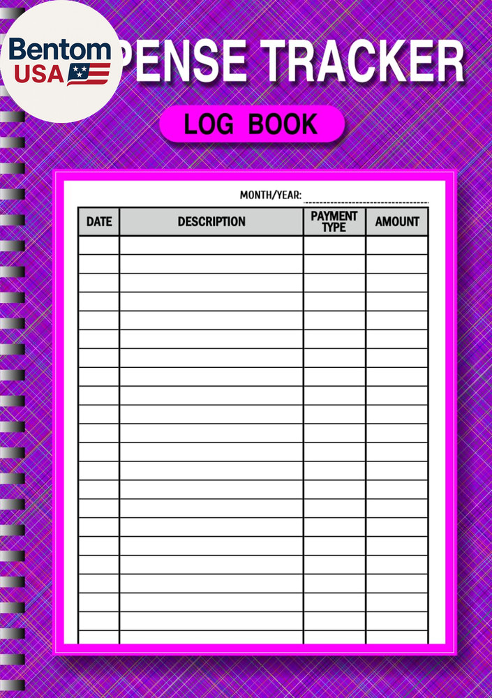 EXPENSE TRACKER Log Book: Simple Budget Planner & Daily Spending Log | Money Man