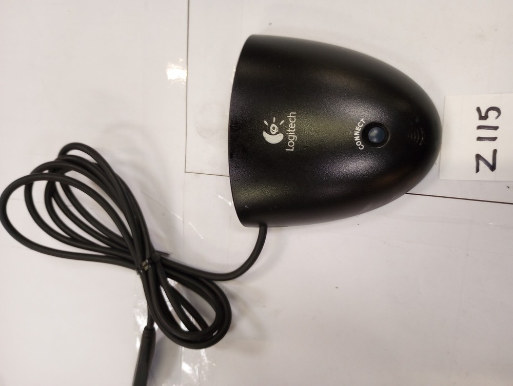 Genuine Logitech (C-BN4) Solid Black Fast RF Cordless USB Mouse Receiver *READ*