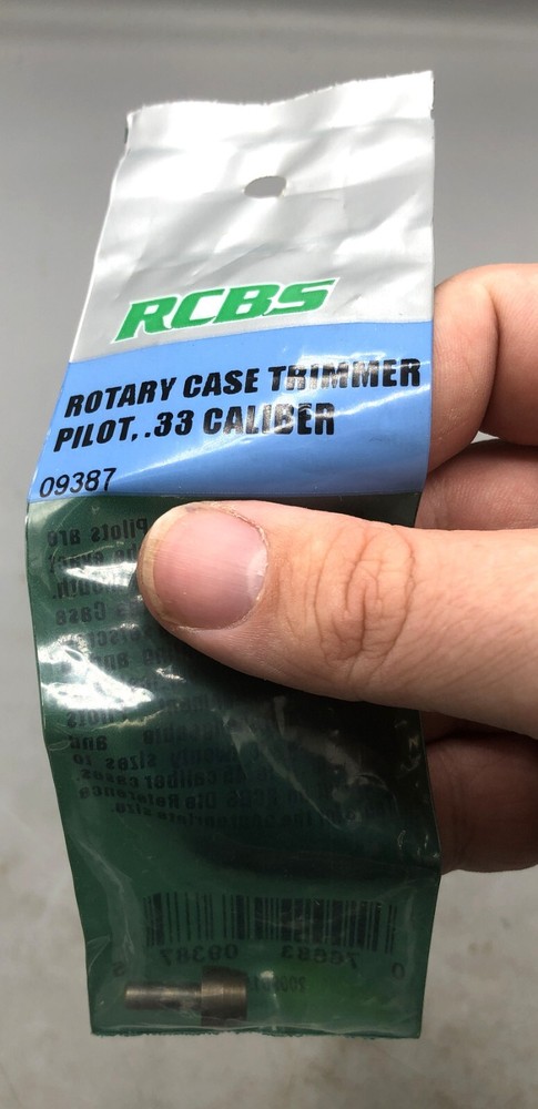 RCBS Rotary Case Trimmer Pilot .33 Caliber 09387