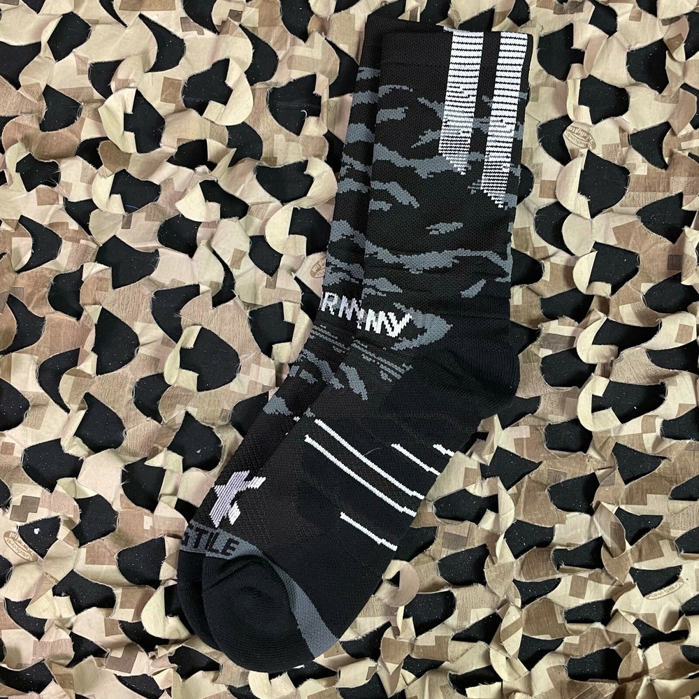 NEW HK Army Athletex Performance Socks - Black/Grey