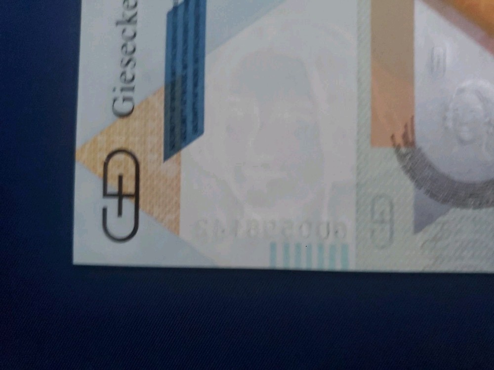 Test Note Marie Queen of Bavaria Giesecke & Devrient BN 2000 SPECIMEN UNC