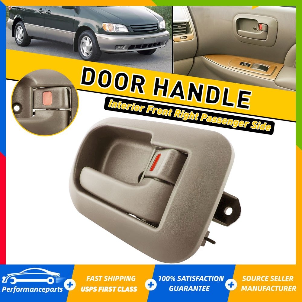 Front Right Side Inside RH For 98-03 Sienna Beige Interior Inner Door Handle EAH