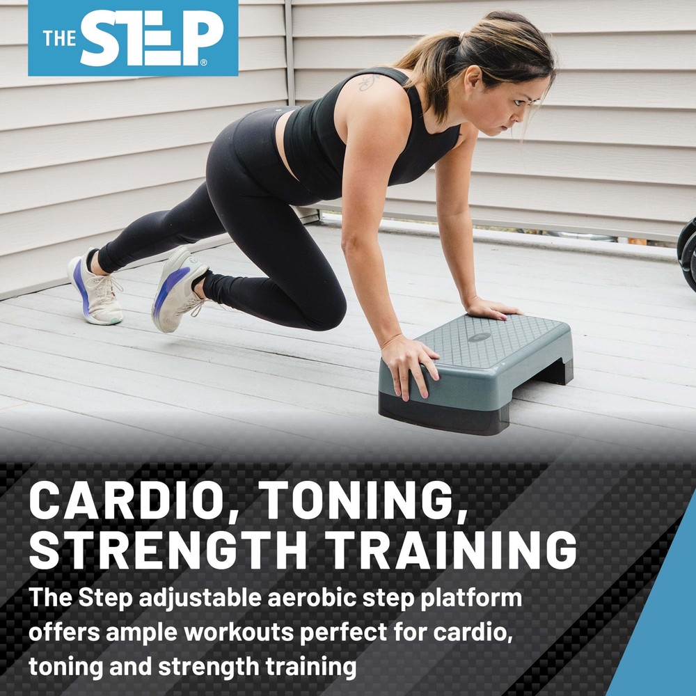 Mini Aerobic Stepper Compact Home Workout Step Platform