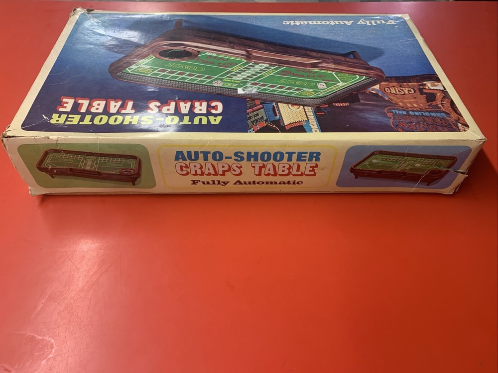 Vintage WACO Auto Shooter Craps Table Automatic Dice Roller With Box