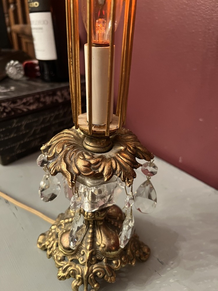 Pair Of Vintage Waterfall Style Lamps