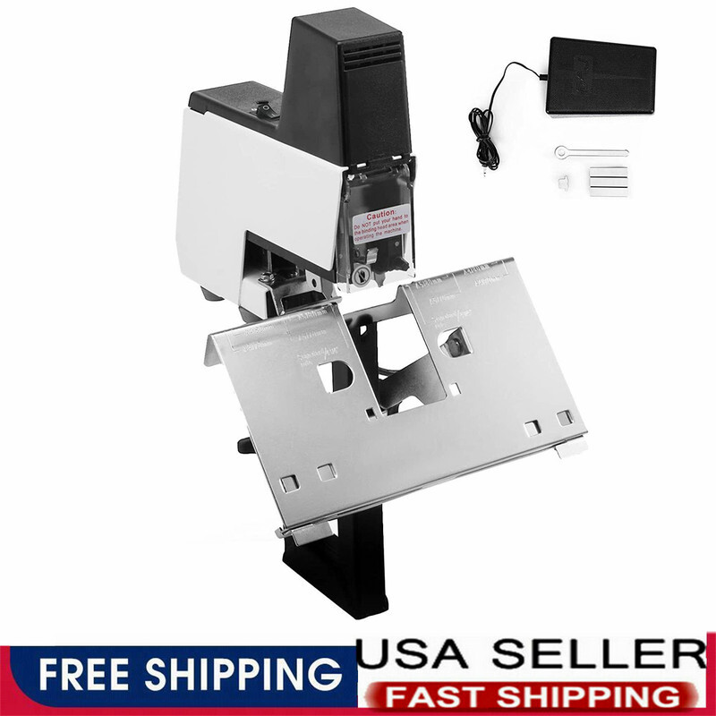 110V Electric Stapler Rapid Automatic Saddle Binding Machine 2 - 50 Sheets