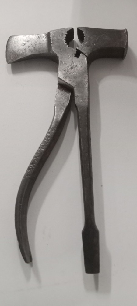 Vintage German Combination Pliers Hammer Screwdriver Nail Puller Multi Tool 6"