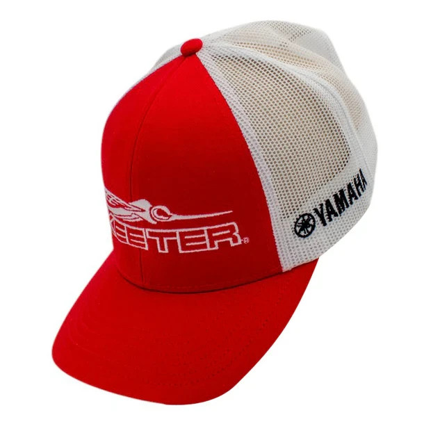 Skeeter boats RED/WHITE LOW PROFILE TRUCKER HAT ADJUSTABLE