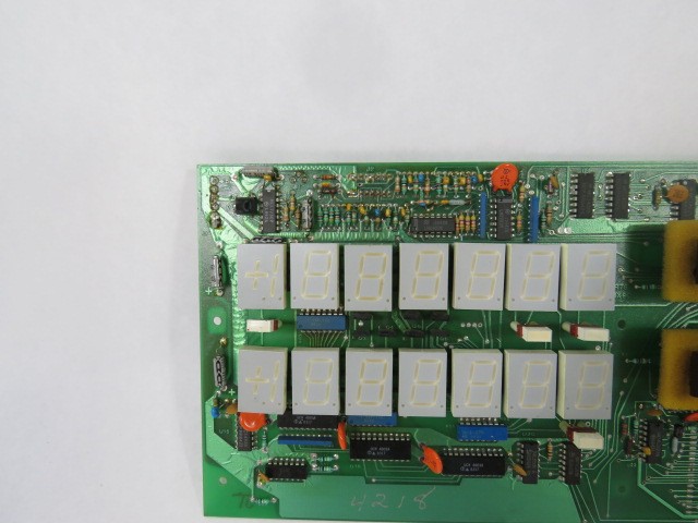 Microflex 4218 Control Board w/ Keypad *Missing Keys* USED