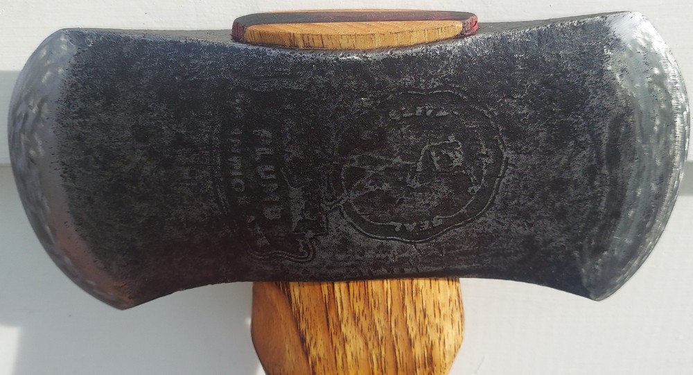 Vintage Plumb Champion Double Bit Axe Hoffman Handle