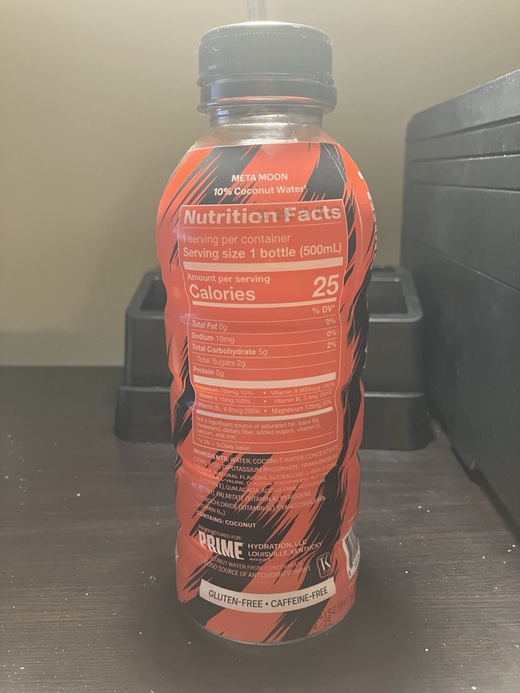 WWE Prime Hydration Limited Edition **Empty Bottle**