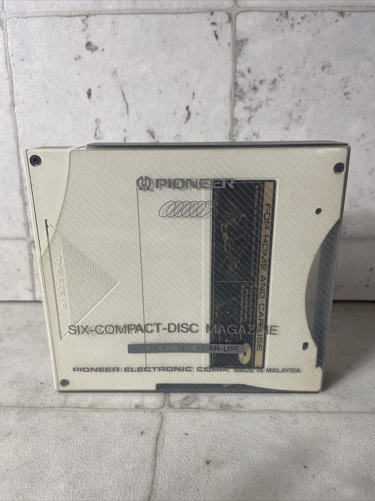 Pioneer Six Compact Disc Magazine White