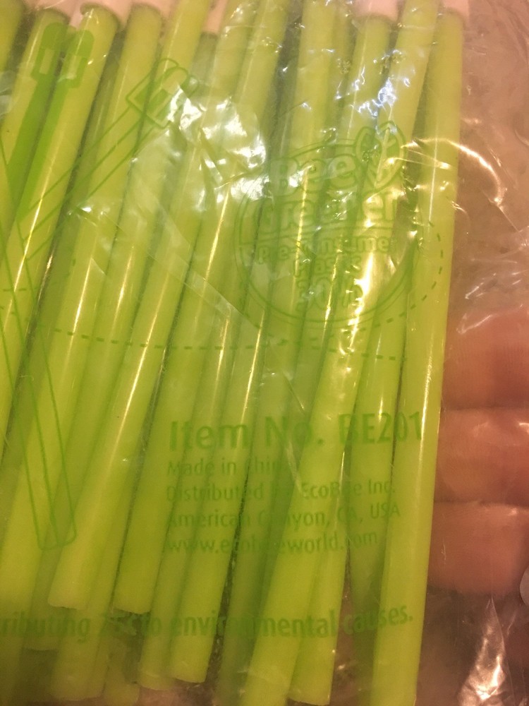 BeeSure Saliva Ejectors, Green/White Tips, 100/bx (B32a)