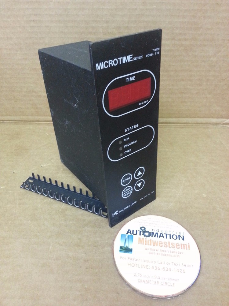 NEW MODUTEC T16A MICROTIME SERIES TIMER MINUTES/SECS SHIPS SAME BUSINESS DAY