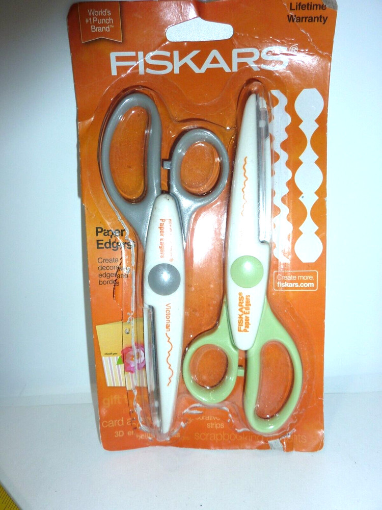 FISKARS PAPER EDGERS / VICTORIAN AND RIPPIE SCISSORS