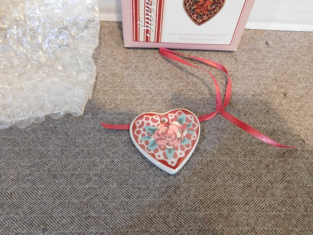 Longaberger Sentiments Heart Tie On NOS #2