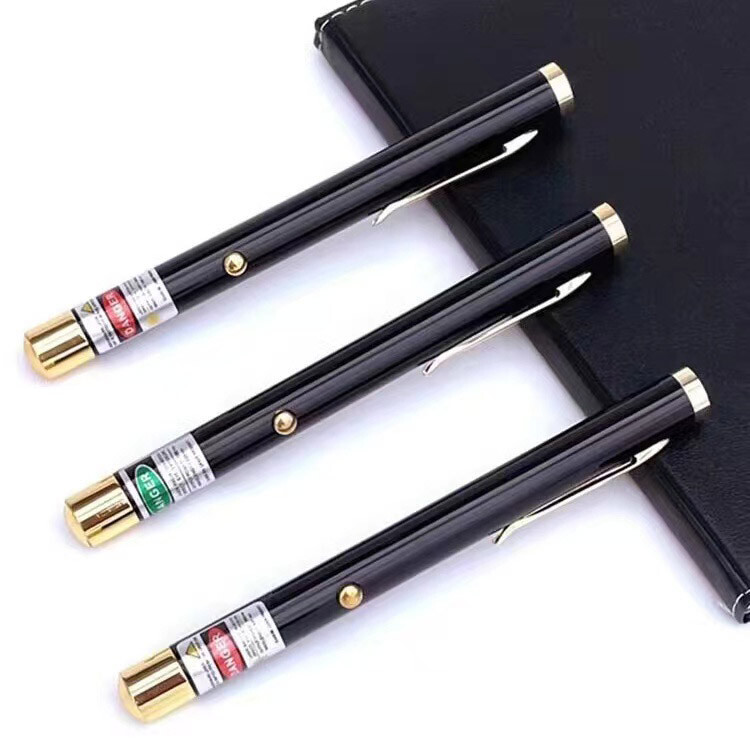 1mw 593nm Fixed Focus Yellow Pointers Pen Lights Flashlight