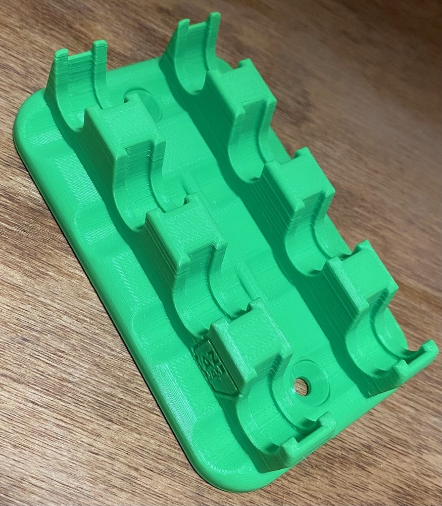 Shell Holder Rack Holds 16 Wall mount Reloading Rock Chucker Challenger Boss