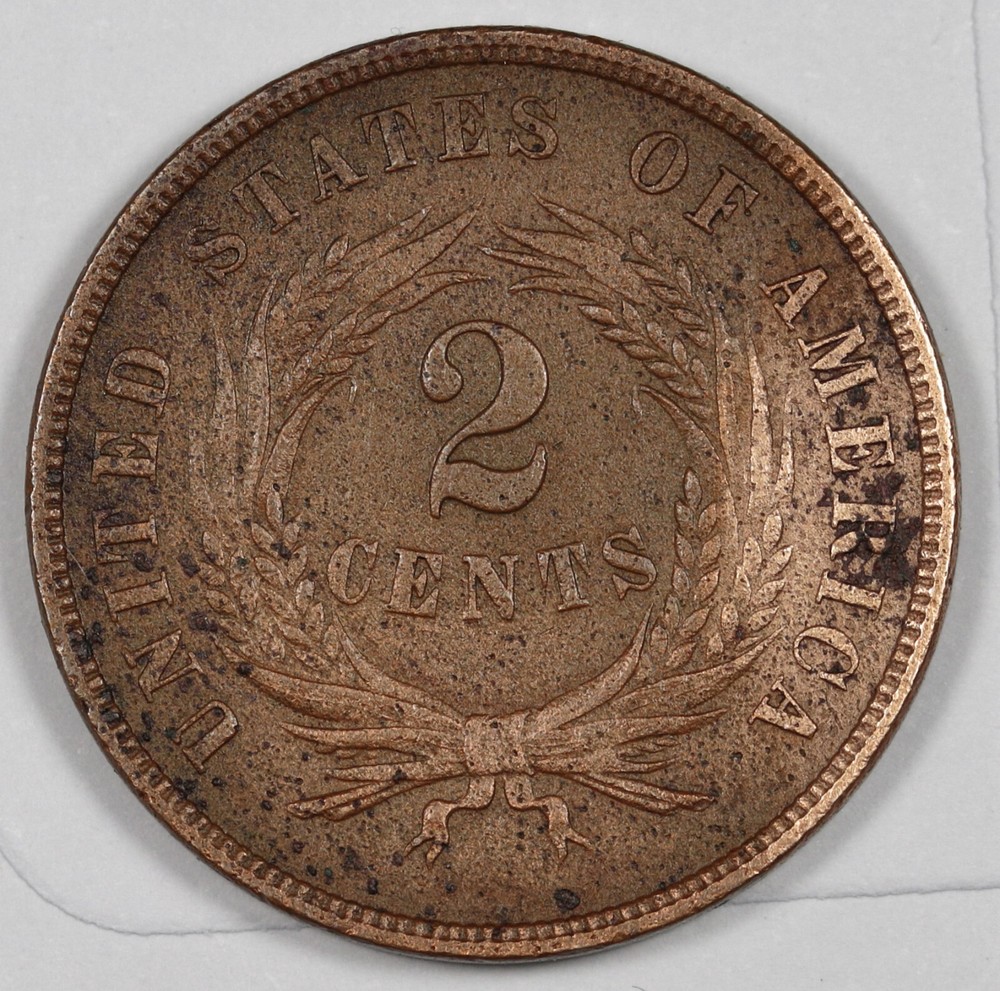 1867 2 Cent Piece. XF. 181974