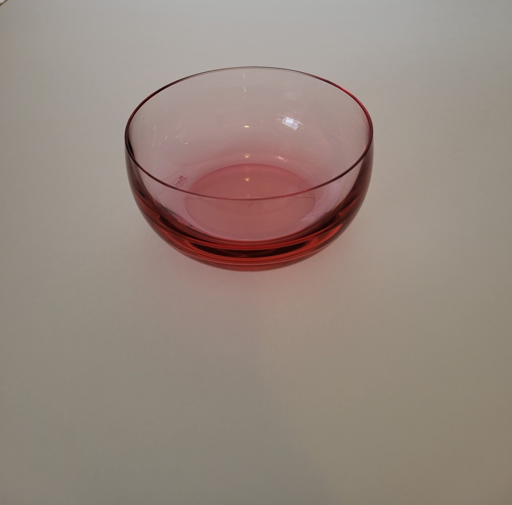 Culbuto Small Bow Plain Rosalin 4 3/4 in Diameter by Moser