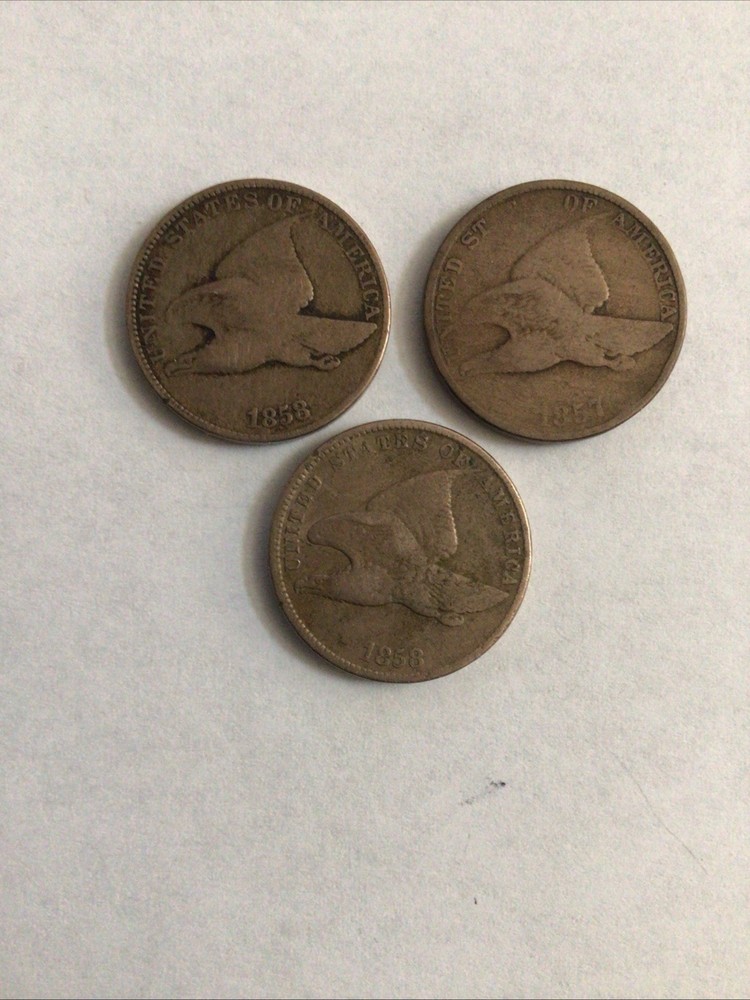 flying eagle penny cent1857-1858