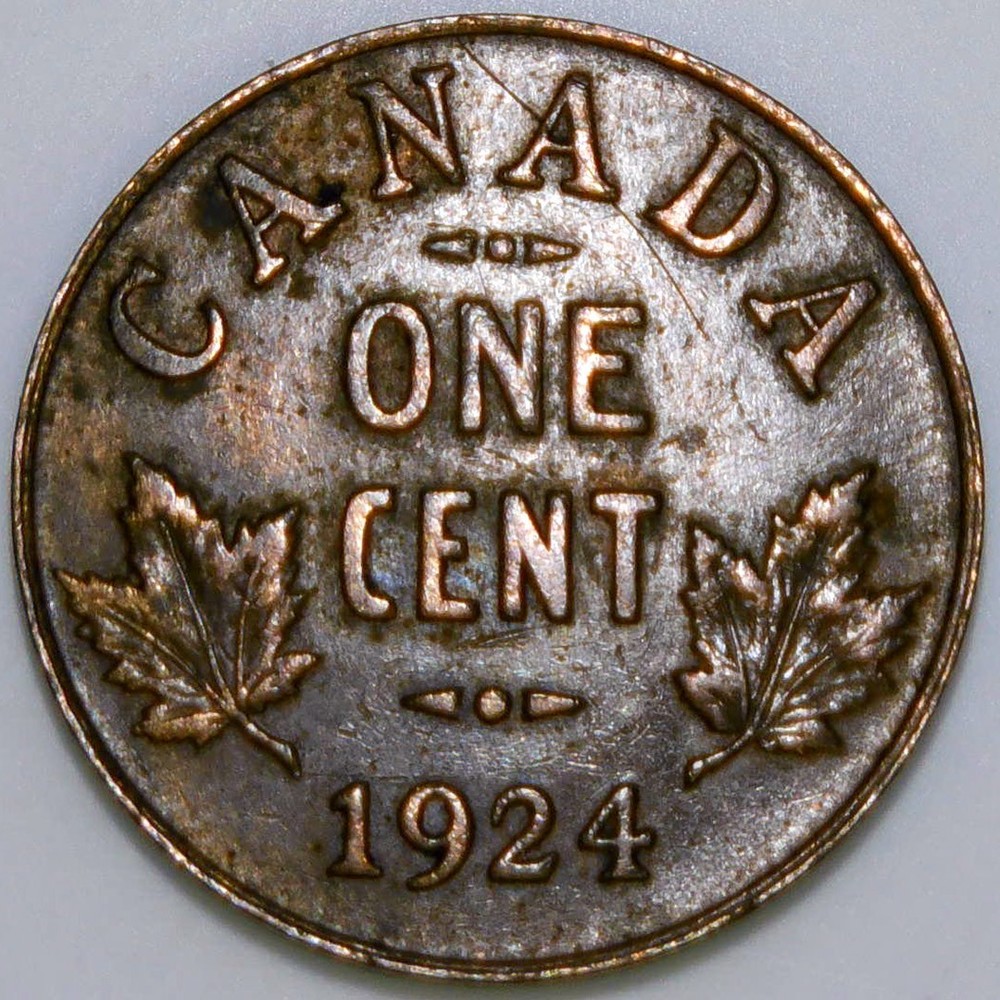 1924 Canada Penny 1c XF k208
