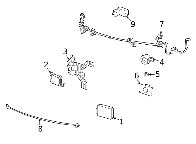 Genuine GM Harness 86801290