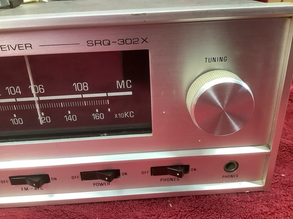 1960s “Sound” Solid State AM FM Multiplex Stereo Receiver SRQ-302X Works Teleton