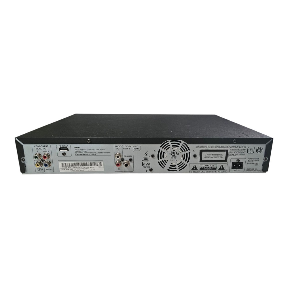 Sylvania NB501SL9 Blu-Ray Player 1080p Java Composite Tested Working