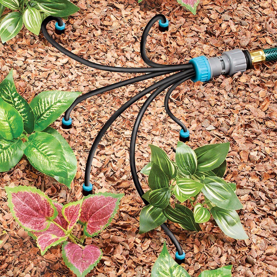 10-Head Automatic Drip Adjustable Irrigation System Kit