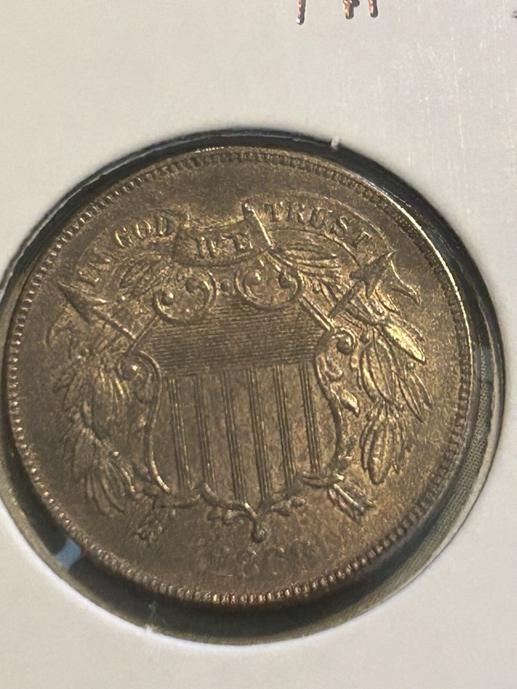 1868 two cent piece Nice High Grade Bargain Check My Listings 😊