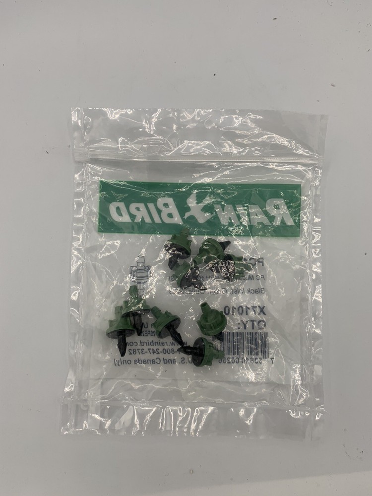 Rain Bird Pressure-Compensating 10 GPH, Green PC-10 (pack 10) Drip Emitter