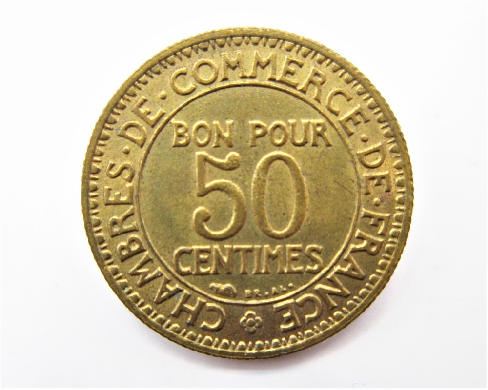 FRANCE 50 CENTIMES 1926  T-4