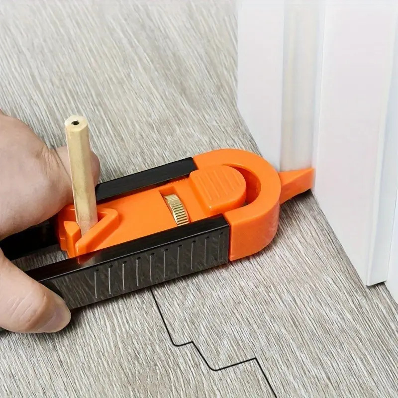 1Pcs Profile Scribing Ruler Contour Gauge Locking Precision Template Copy Tool
