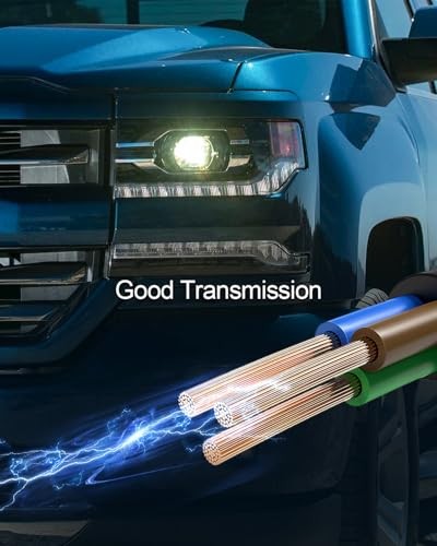 Headlight Connector Harness Compatible with Chevy GMC Sierra Silverado 2014