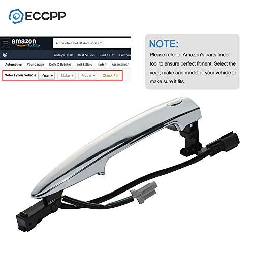 Chrome Door Handle Exterior Outside Outer Front Driver Side for 2009-2014 for