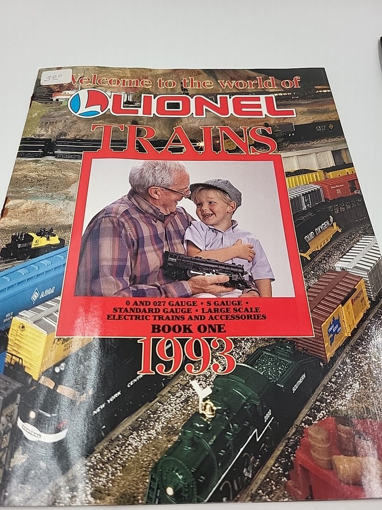 Lionel Train Catalogs 1993 Book One, Book Two, Stocking Stuffer, Model RR
