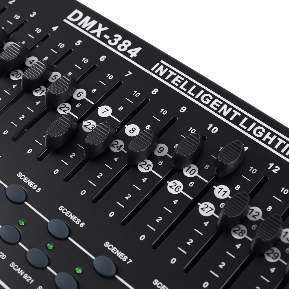 DMX 512 Operator 384CH DJ Light Stage Performance Controller Console W/ Lamp