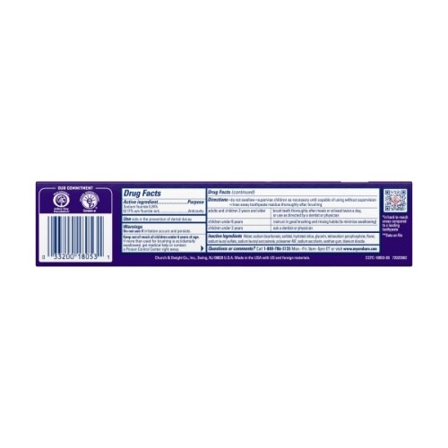 5 Pack Arm & Hammer Complete Care Toothpaste Fresh Mint 6oz Each