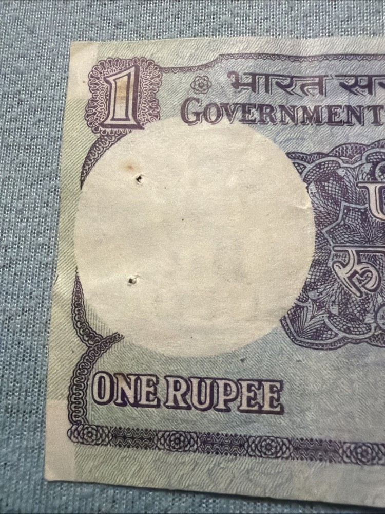 India 1 Rupee Note