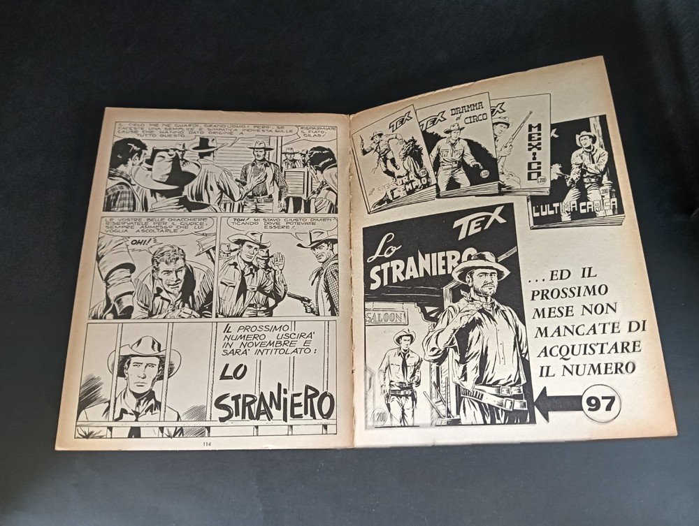 TEX comic book first edition n 96 (03 b) lire 200
