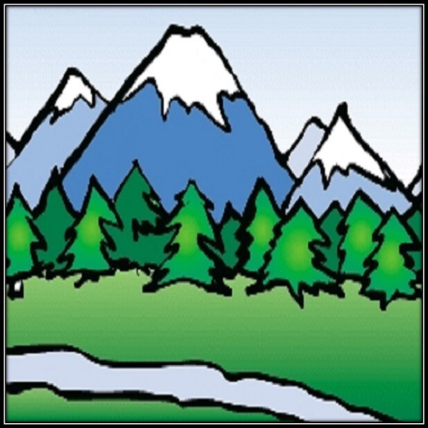 30 Custom Simple Mountain Art Personalized Address Labels