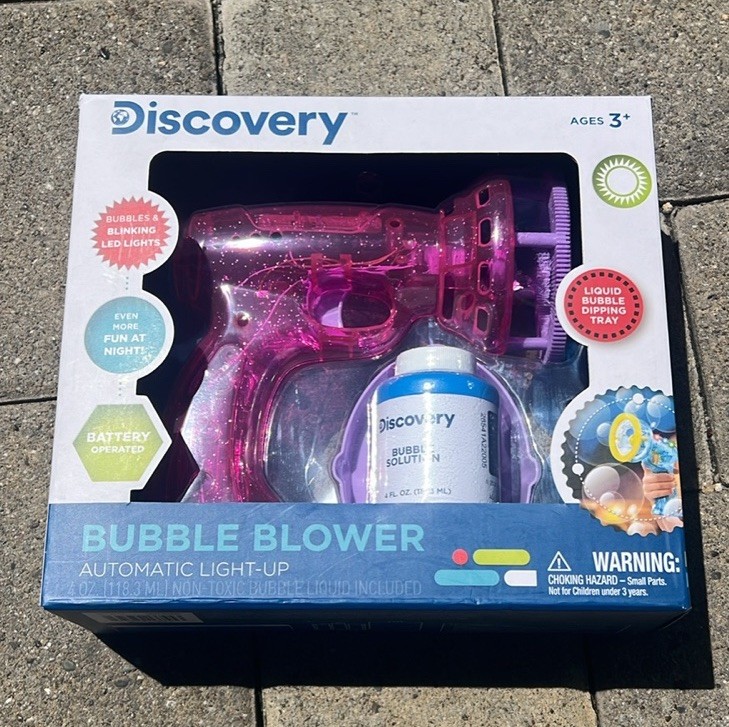 Discovery Light Up Bubble Blower