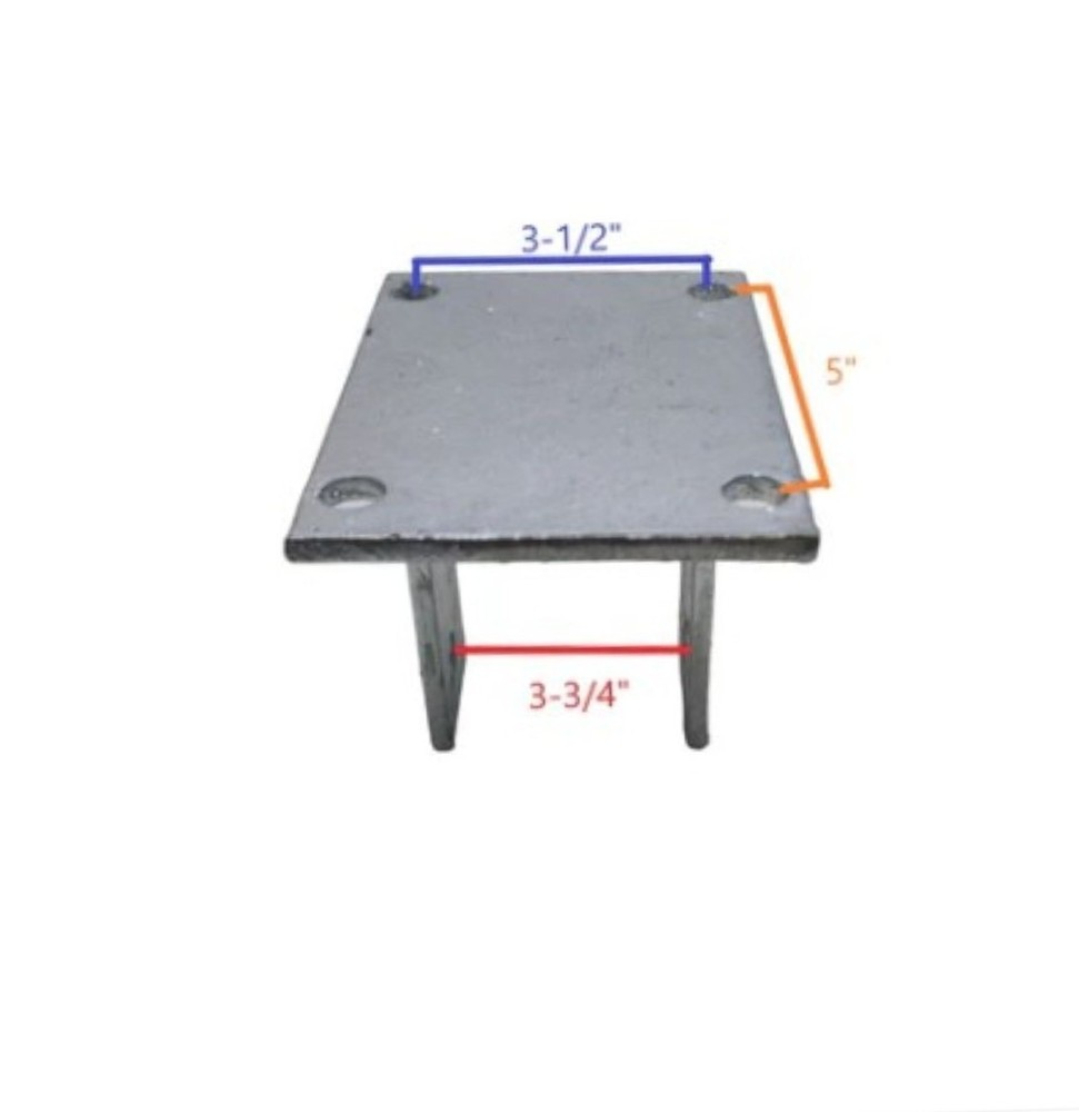 EZ Loader Boat Trailer Equalizer Shackle Hanger Bracket Tandem Axle 2" Frame
