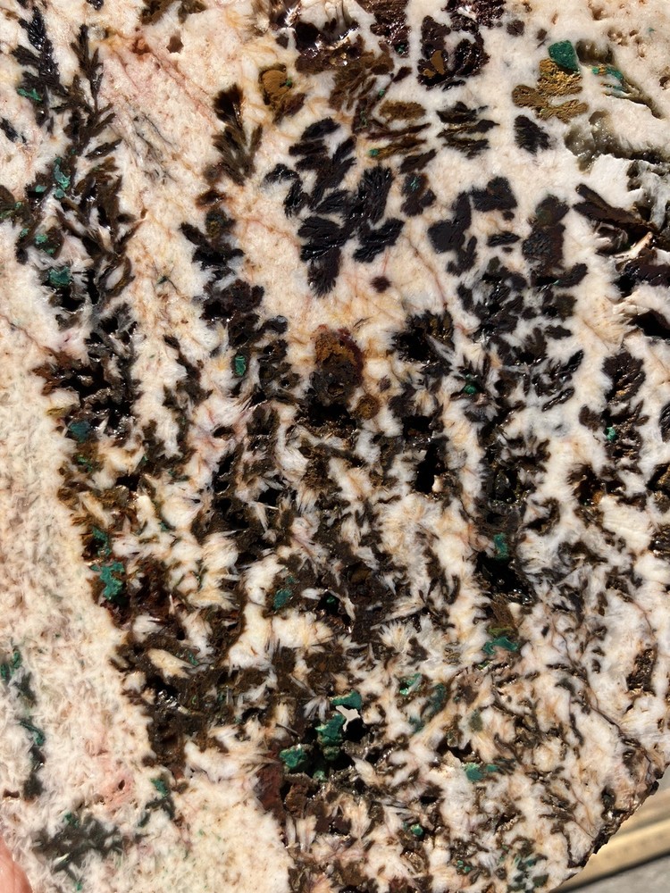 Dendritic Barite Slab